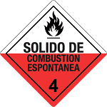 Sustancias de combustión espontánea